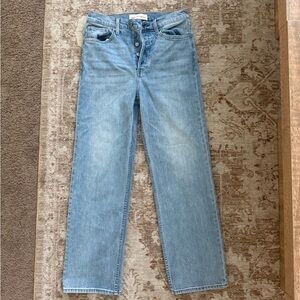 Aritzia Denim forum woman light wash jeans